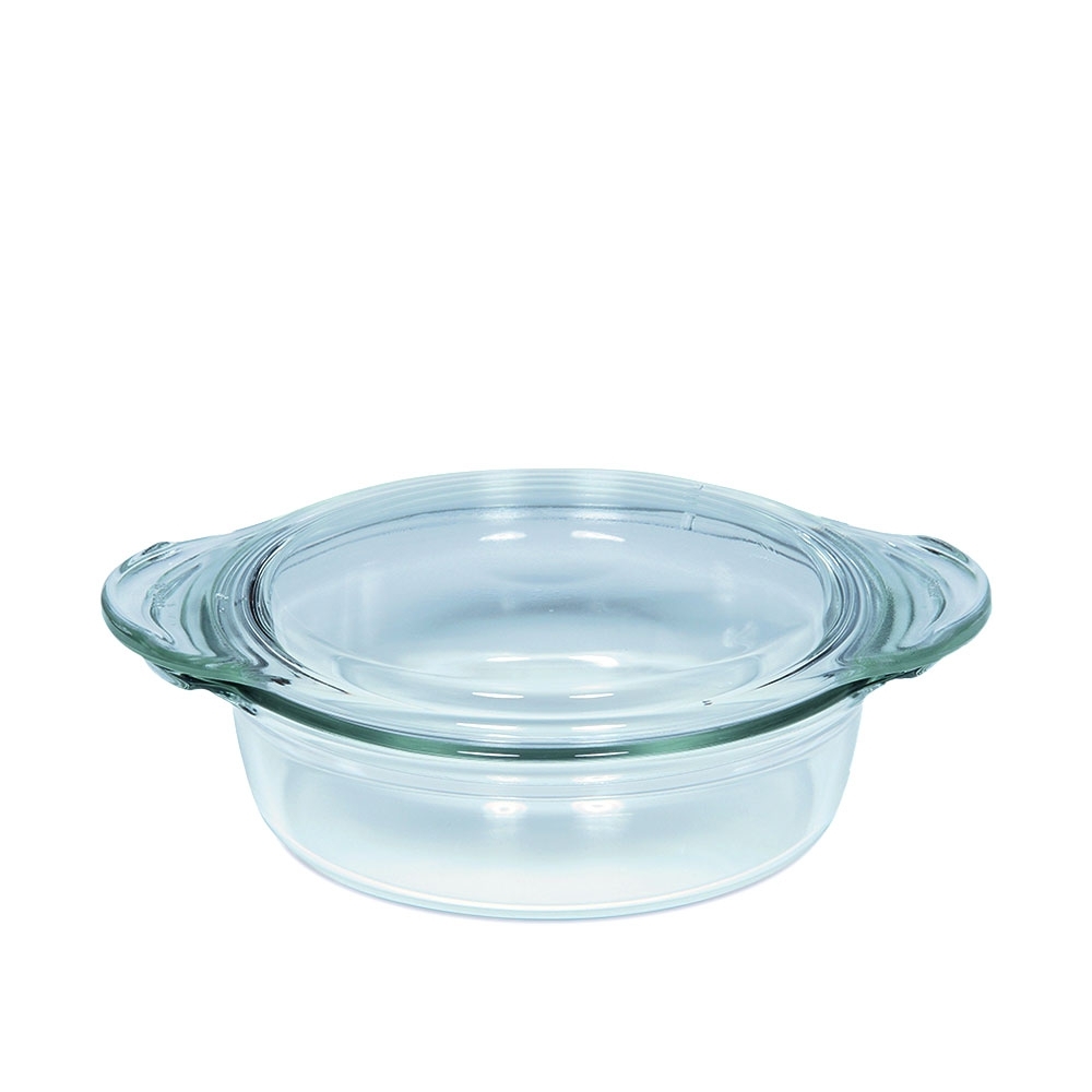 Riess/SIMAX - FASHION GLAS - Flat bowl with lid 1.5 liters