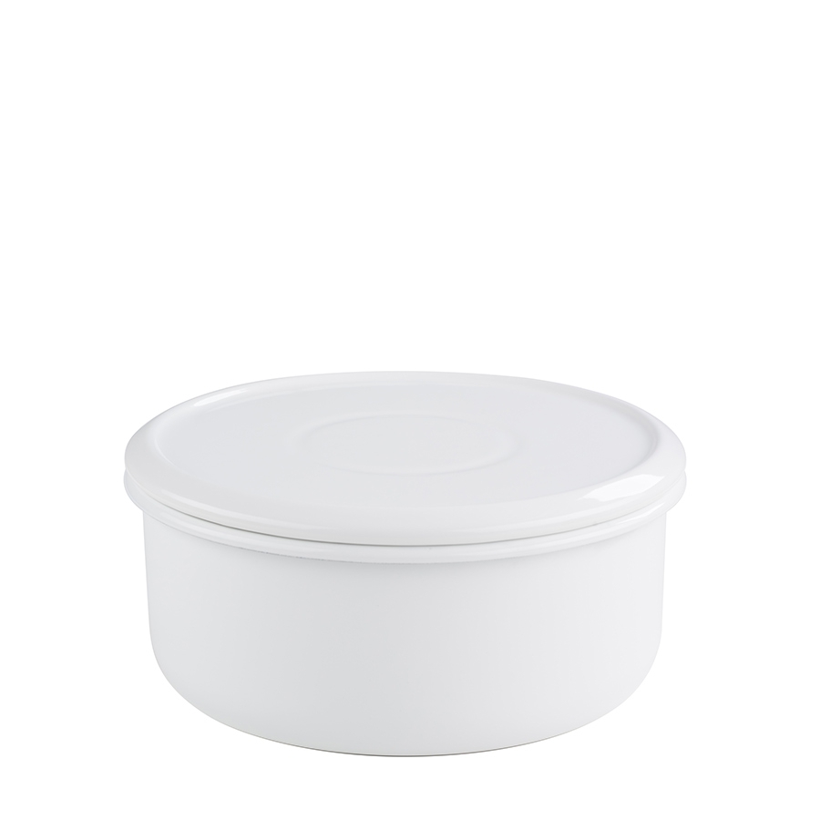 Riess CLASSIC - White - Bread Box with Lid