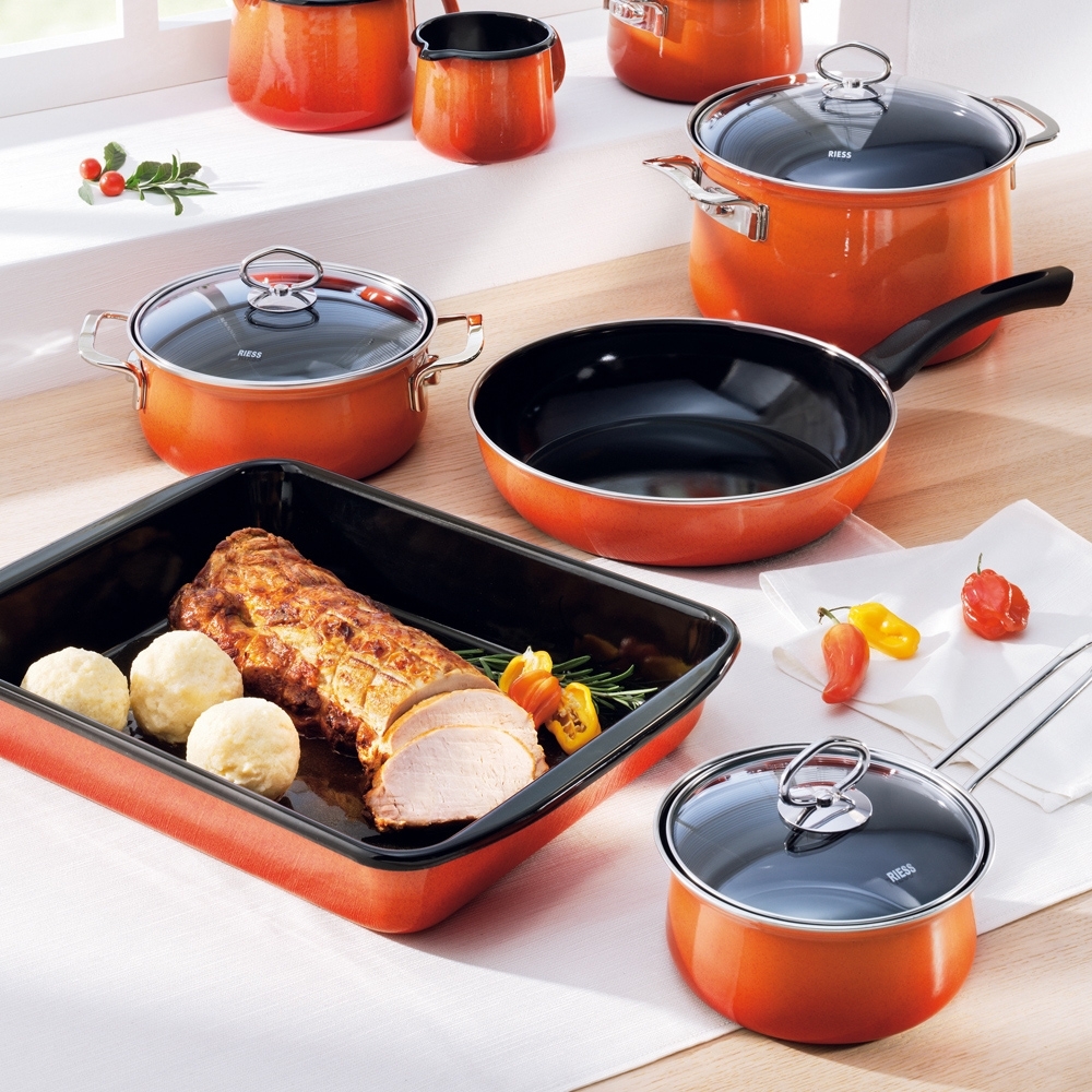 Riess NOUVELLE - Corall - Enamel pan