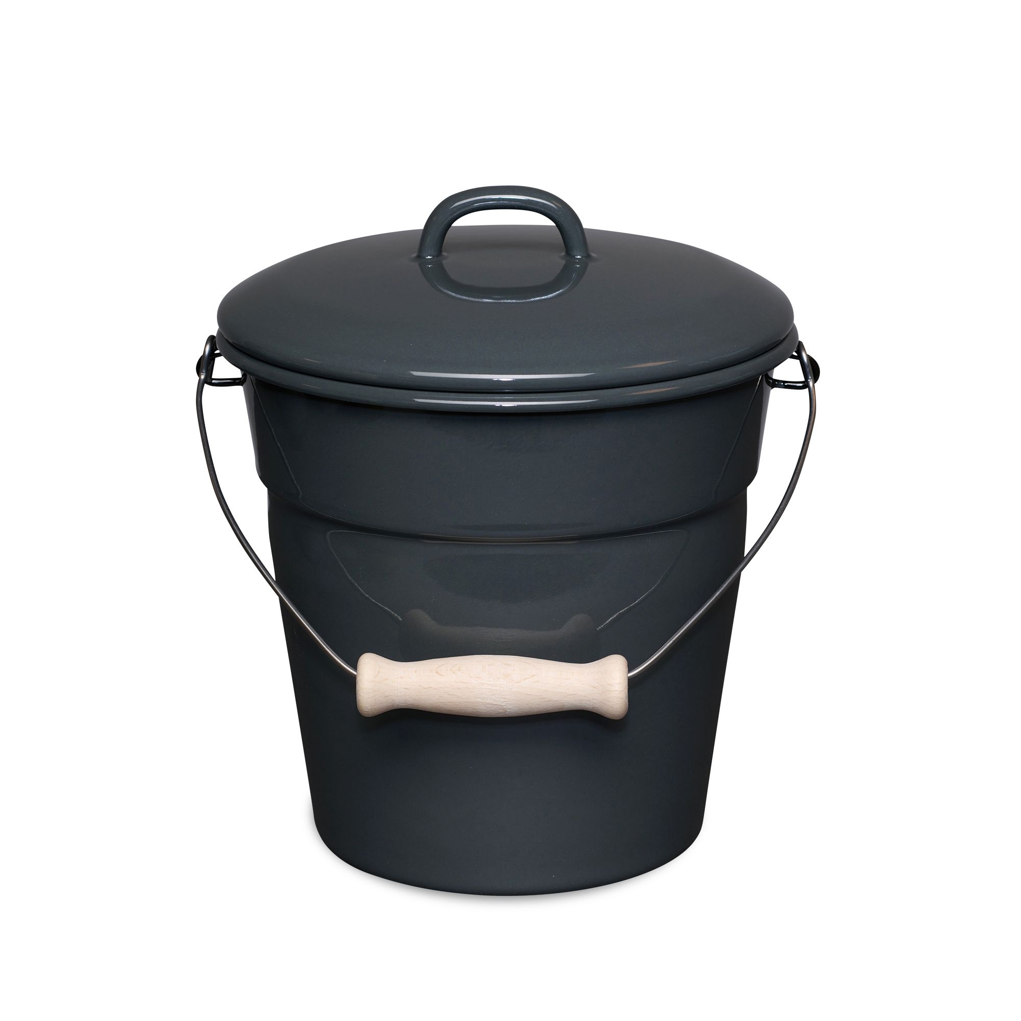 Riess CLASSIC - All-purpose bucket with lid 20 cm Dark Grey