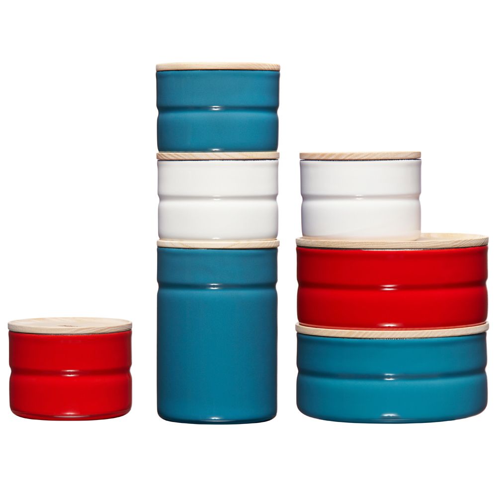 Riess TRUEHOMEWARE - Kitchenmanagement - Enamel storage boxes - 230 ml