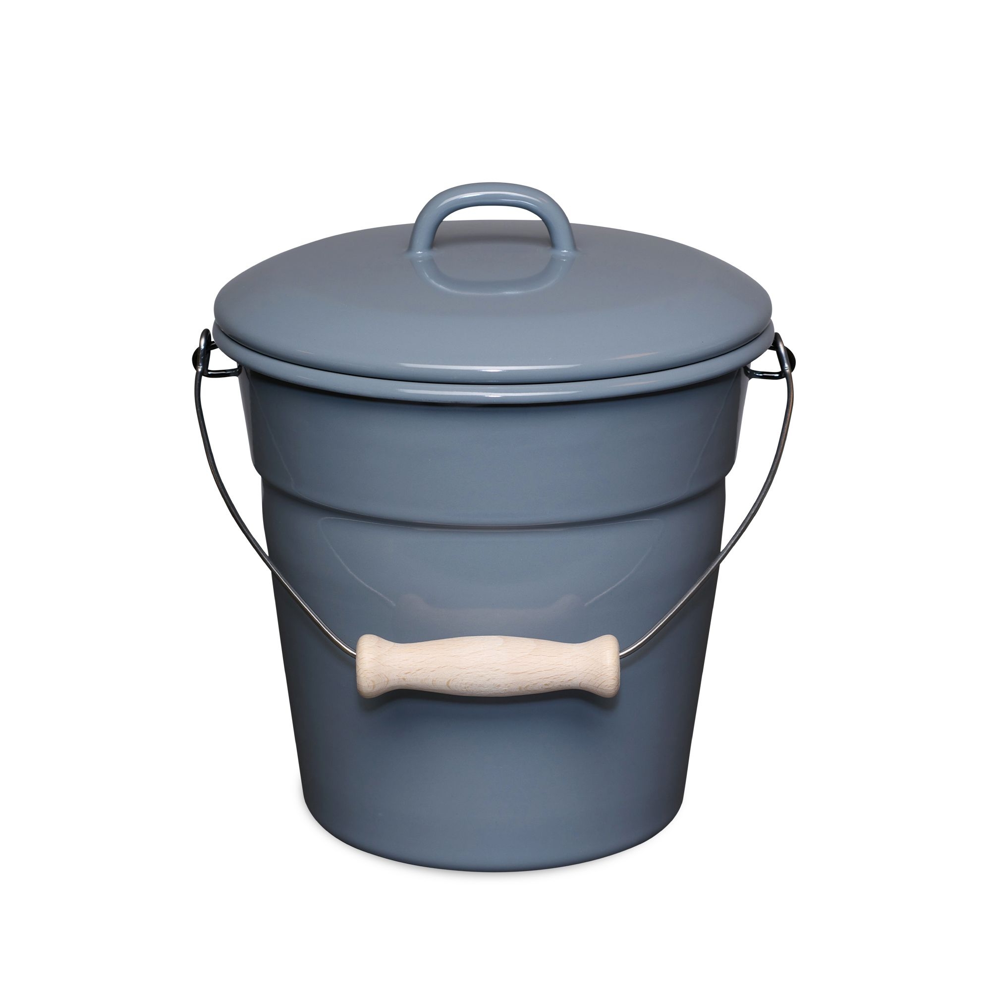 Riess CLASSIC - All-purpose bucket with lid 20 cm Pure Grey